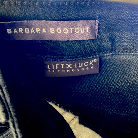 NYDJ BLACK Barbara Bootcut Jeans Size 8 EUC - Picture 3 of 11